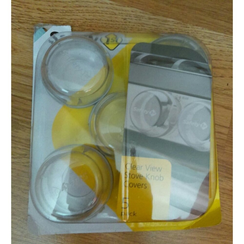 Safety 1st Stove Knob Safety Toddlers Covers 5 Count Clear